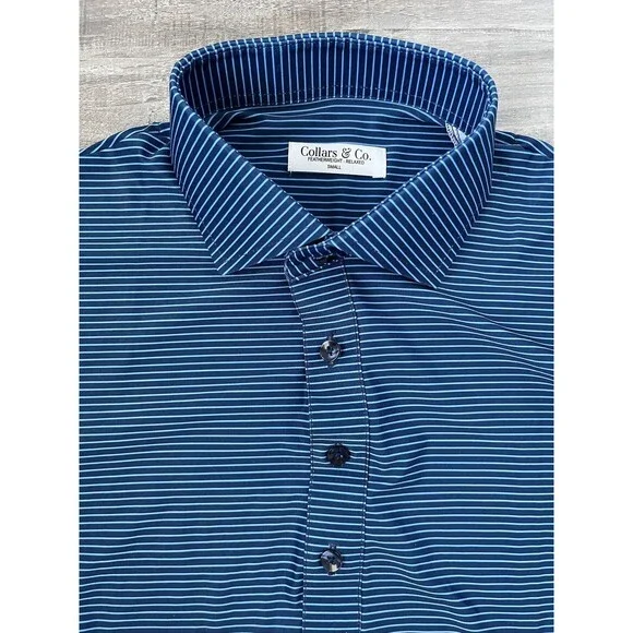 Lot of 3 NWOT Collars & Co Featherweight Relax Short Sleeve Polo Sz S Work Golf - Picture 2 of 6